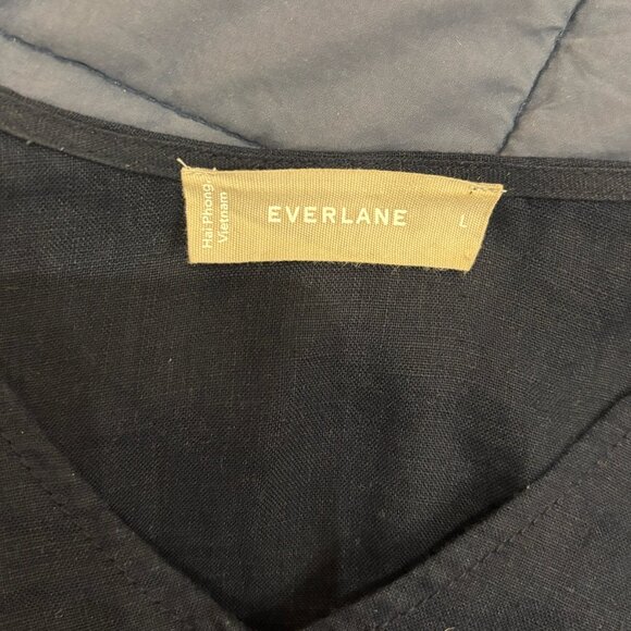 Everlane The Linen Puff Sleeve Dress - Picture 4 of 4